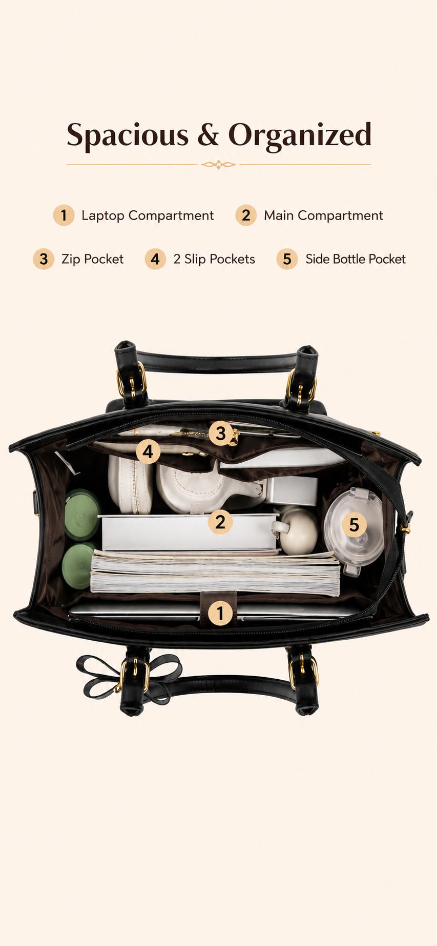Easecary Insulated Tote Lunch Bag
